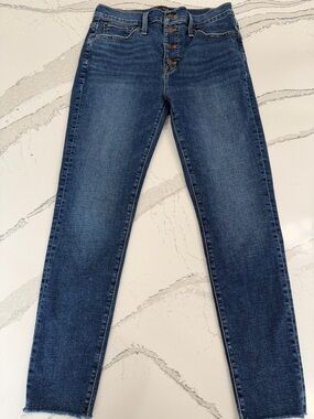 J. Crew Women's 10” High Rose Skinny Jeans with Button-Fly| Size 29
